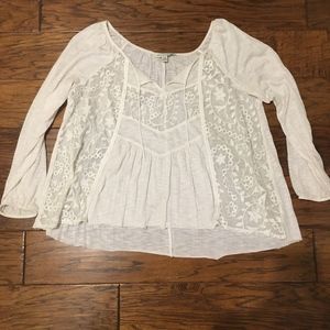 Flowy White Blouse